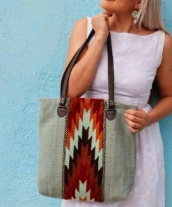 MZ Fair Trade After The Rain Wool Tote Bag