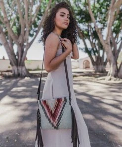 MZ Fair Trade Brisas Wool Fringe Bag Accessories