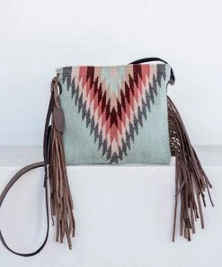 MZ Fair Trade Brisas Wool Fringe Bag Accessories