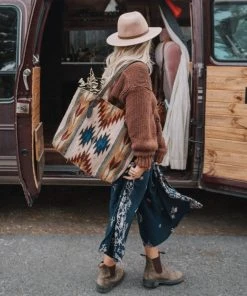 MZ Fair Trade Gemini Wool Tote Bag Accessories