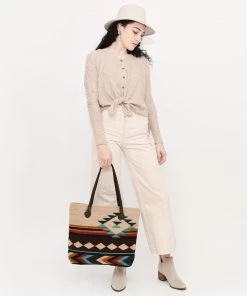 MZ Fair Trade Accessories Great Plains Wool Tote Bag