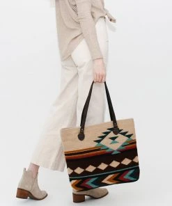 MZ Fair Trade Accessories Great Plains Wool Tote Bag
