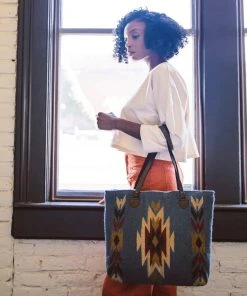 MZ Fair Trade Accessories Sparrow's Song Wool Tote Bag