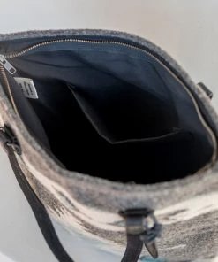 MZ Fair Trade Starlight Wool Bucket Tote Bag