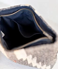 MZ Fair Trade Stormy Skies Wool Crossbody Bag