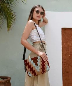 MZ Fair Trade Accessories Sunrise Wool Crossbody Bag