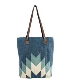 MZ Fair Trade Accessories Waterfall Wool Bucket Tote Bag