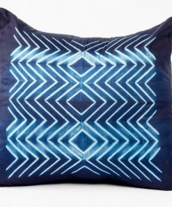 Studio Variously Naami Silk Throw Pillow - Indigo Home Goods