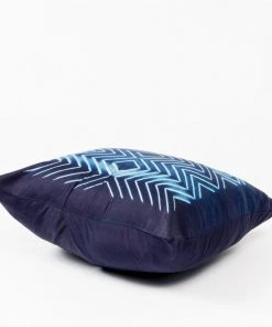 Studio Variously Naami Silk Throw Pillow - Indigo Home Goods
