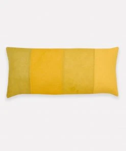Anchal Naturally Dyed Colorblock Lumbar Pillow