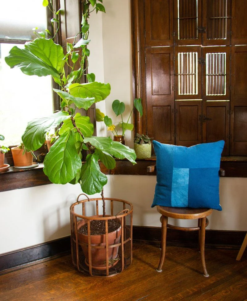 Anchal Home Goods Naturally Dyed Colorblock Throw Pillow Anchal Home Goods Naturally Dyed Colorblock Throw Pillow