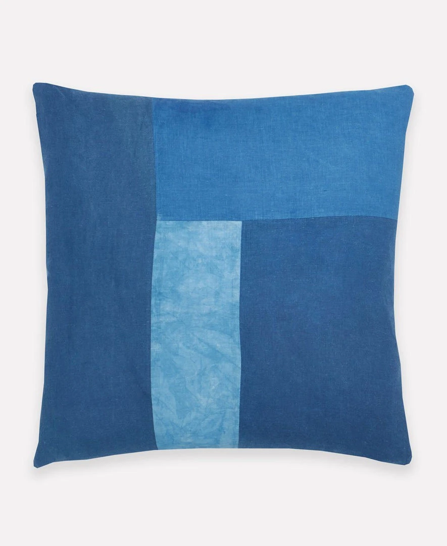 Anchal Home Goods Naturally Dyed Colorblock Throw Pillow Anchal Home Goods Naturally Dyed Colorblock Throw Pillow