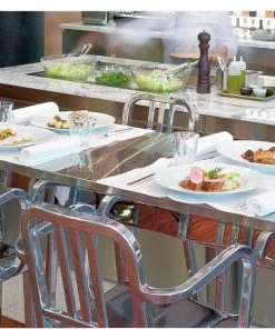 Emeco Navy Recycled Counter Stool With Arms Furniture