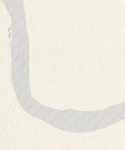 Haptic Lab Home Goods New Orleans Map Throw Quilt