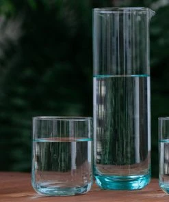 Newly Goods Spanish Cena Recycled Glasses Set Best Sellers