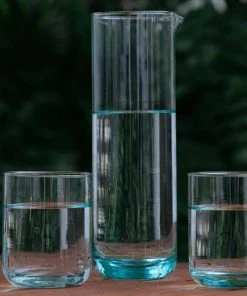 Newly Goods Valencia Recycled Glass Pitcher