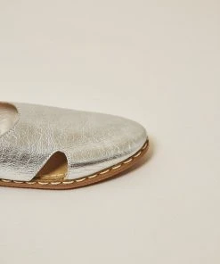Nida Lu Handmade Shoes Women's Antalya Mule - Silver