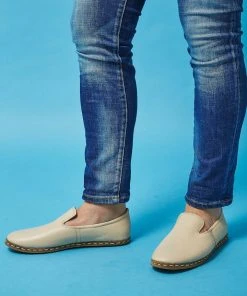 Nida Lu Handmade Women's Deniz Loafer - Bone