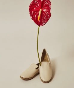 Nida Lu Handmade Women's Deniz Loafer - Bone