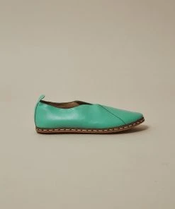 Nida Lu Handmade Shoes Women's Lu Loafer - Turquoise 3 Nida Lu Handmade Shoes Women's Lu Loafer - Turquoise