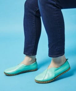 Nida Lu Handmade Shoes Women's Lu Loafer - Turquoise
