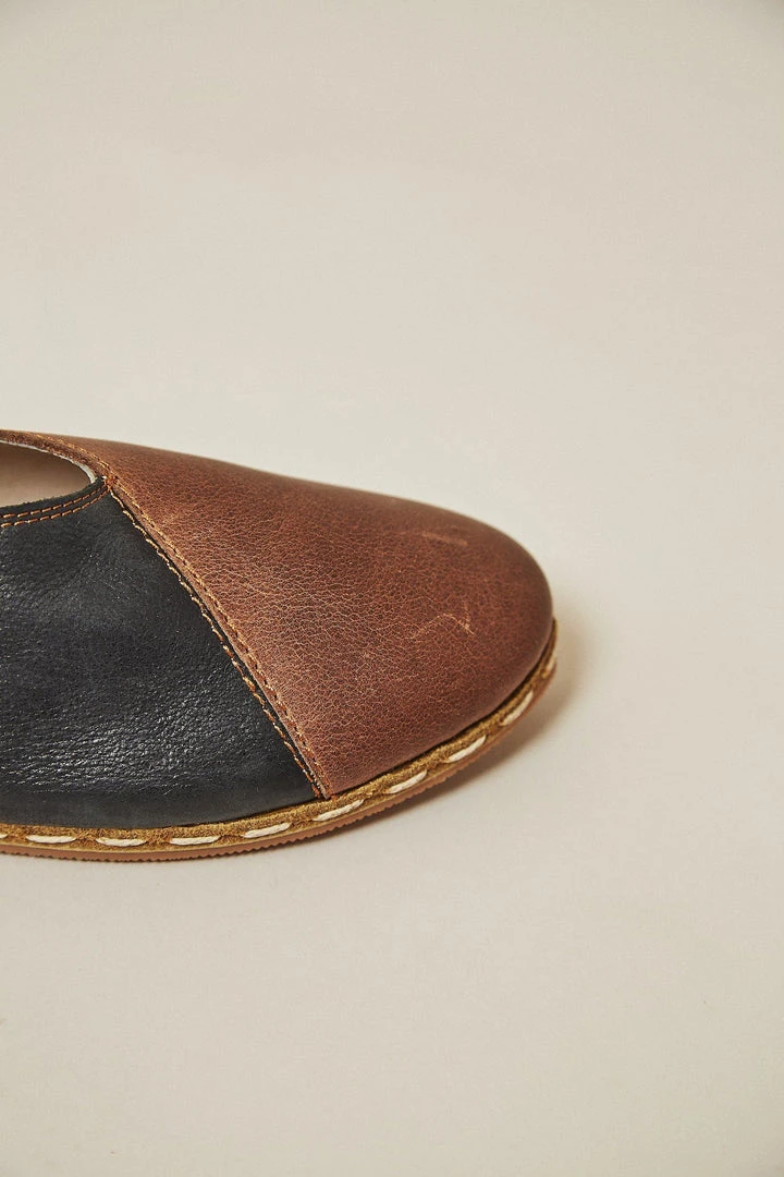 Nida Lu Handmade Women's Lu Loafer - Onyx + Cedar 5 Nida Lu Handmade Women's Lu Loafer - Onyx + Cedar