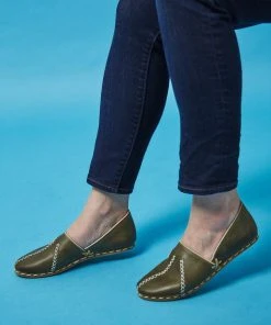 Nida Lu Handmade Women's Nida Loafer - Avocado Handcrafted