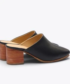 Nisolo All-Day Heeled Mule - Black