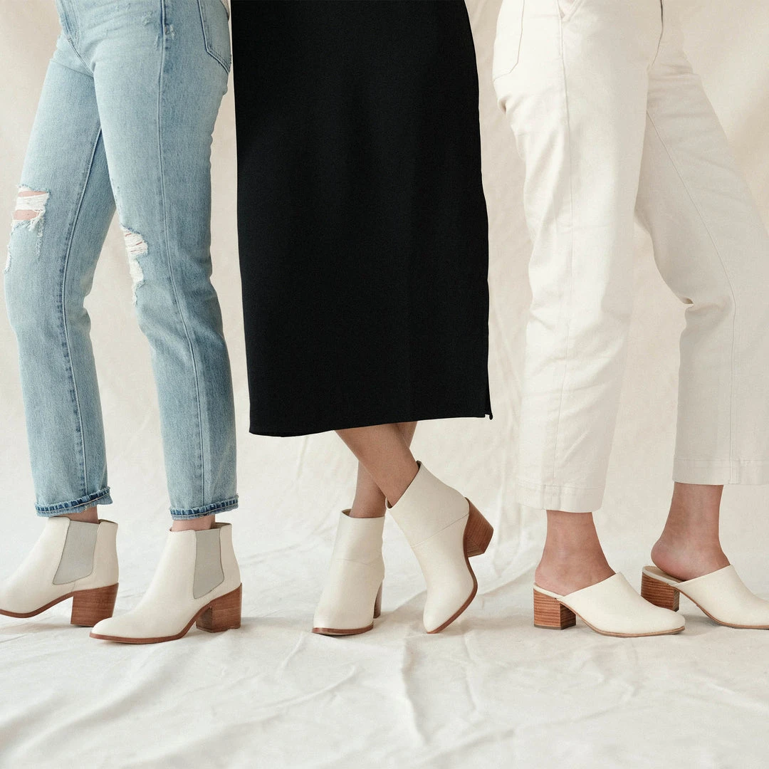 Nisolo All-Day Heeled Mule - Bone Nisolo All-Day Heeled Mule - Bone