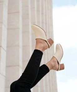 Nisolo All-Day Heeled Mule - Bone 4 Nisolo All-Day Heeled Mule - Bone