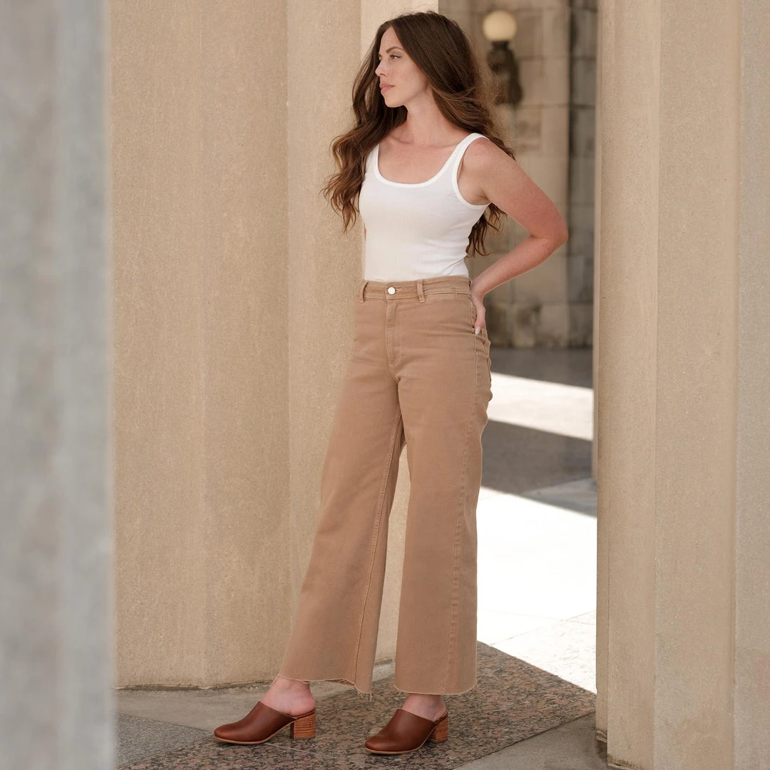 Nisolo Special Occasion All-Day Heeled Mule - Brandy Nisolo Special Occasion All-Day Heeled Mule - Brandy