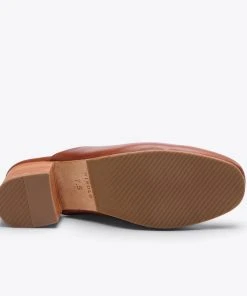Nisolo Special Occasion All-Day Heeled Mule - Brandy 5 Nisolo Special Occasion All-Day Heeled Mule - Brandy