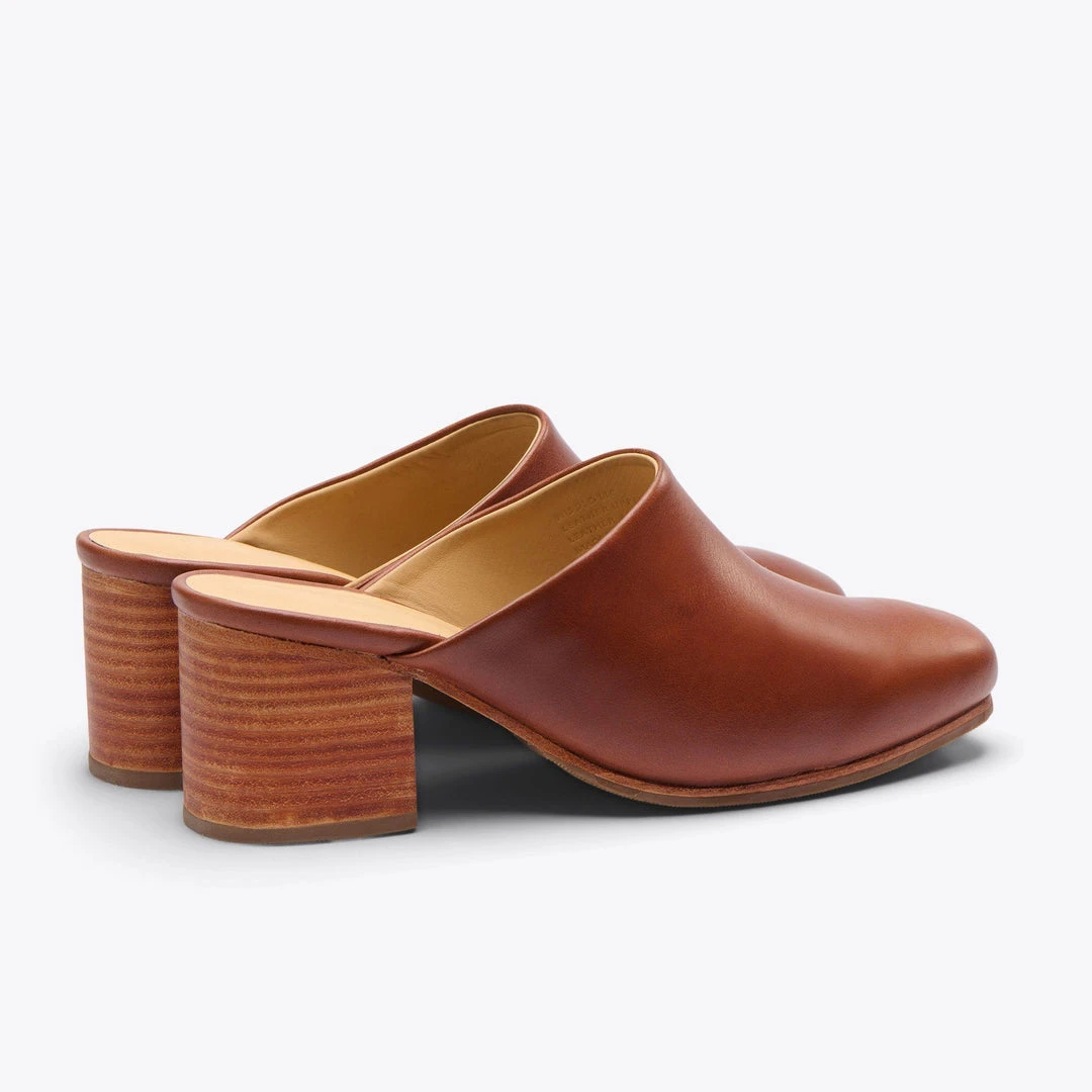 Nisolo Special Occasion All-Day Heeled Mule - Brandy Nisolo Special Occasion All-Day Heeled Mule - Brandy