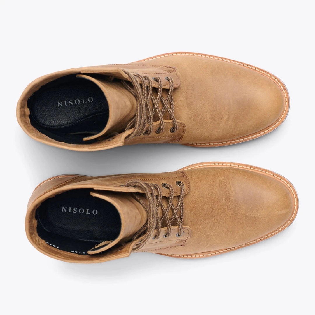 Nisolo Men's All-Weather Andres Boot - Tobacco Nisolo Men's All-Weather Andres Boot - Tobacco