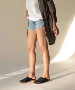 Nisolo Special Occasion Ama Woven Mule - Black