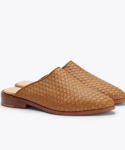 Nisolo Shoes Ama Woven Mule - Almond