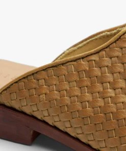Nisolo Shoes Ama Woven Mule - Almond 9 Nisolo Shoes Ama Woven Mule - Almond
