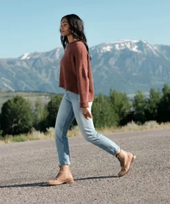 Nisolo Amalia All Weather Boot - Tobacco Shoes