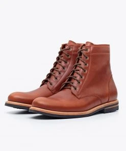 Nisolo Men's Andres All Weather Boot - Brandy 7 Nisolo Men's Andres All Weather Boot - Brandy