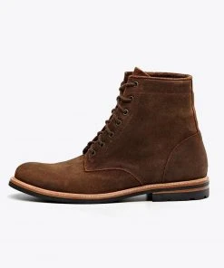 Nisolo Men's Andres All Weather Boot - Waxed Brown