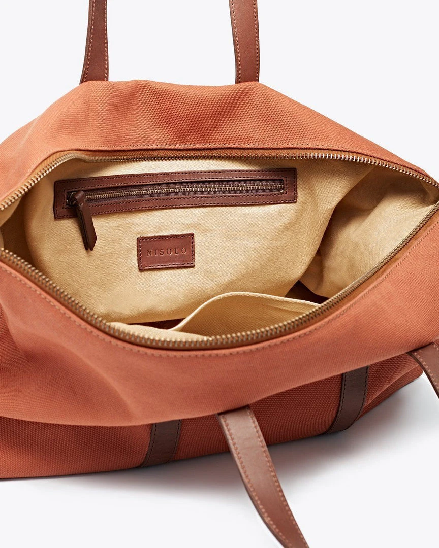 Nisolo Canvas Weekender - Amber Accessories Nisolo Canvas Weekender - Amber Accessories
