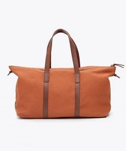 Nisolo Canvas Weekender - Amber Accessories 2 Nisolo Canvas Weekender - Amber Accessories