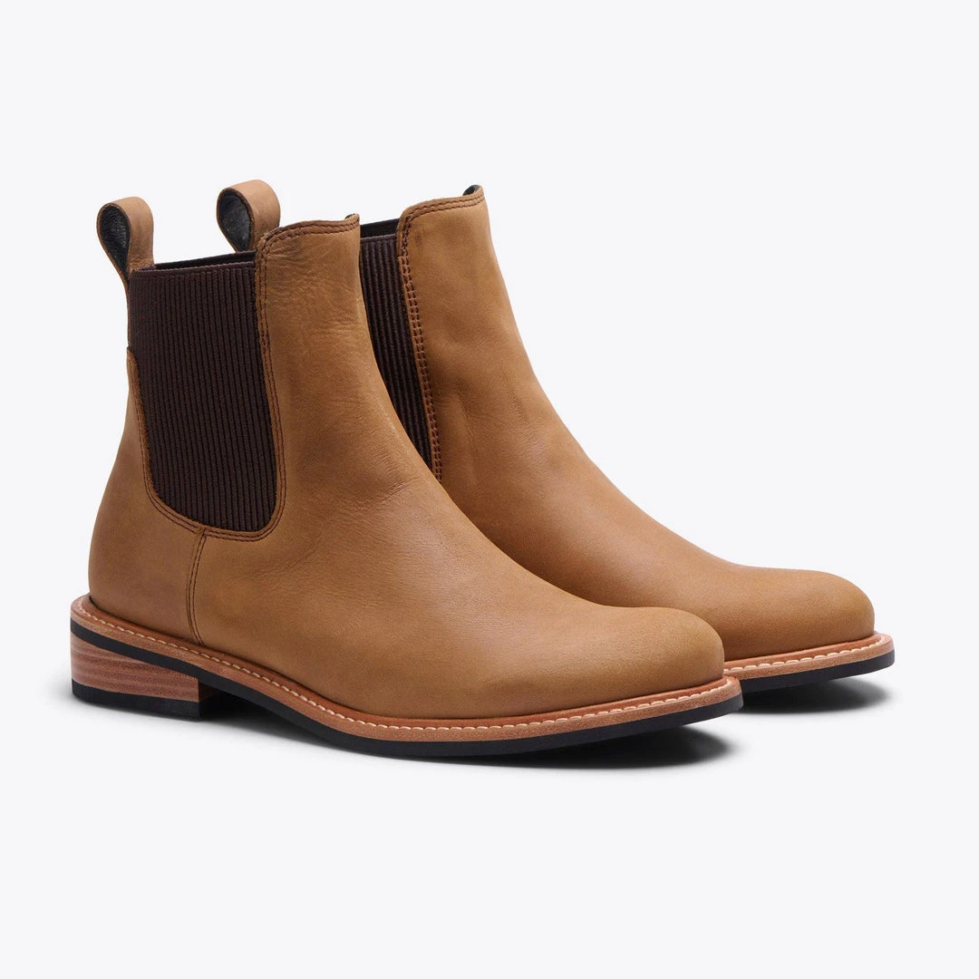 Nisolo Carmen Chelsea Boot - Almond Shoes 1 Nisolo Carmen Chelsea Boot - Almond Shoes