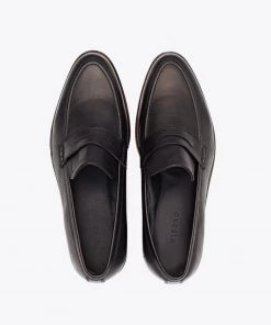 Nisolo Men's Chamberlain Penny Loafer - Black