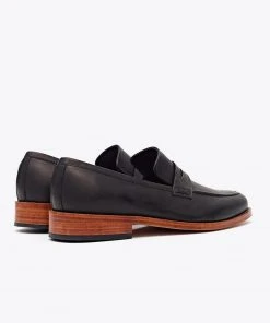 Nisolo Men's Chamberlain Penny Loafer - Black