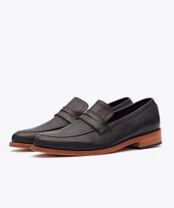 Nisolo Men's Chamberlain Penny Loafer - Black