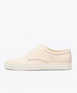 Nisolo Men's Diego Low Top Sneaker - Bone