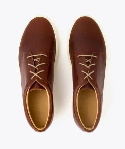 Nisolo Men's Diego Low Top Sneaker - Brandy 9 Nisolo Men's Diego Low Top Sneaker - Brandy