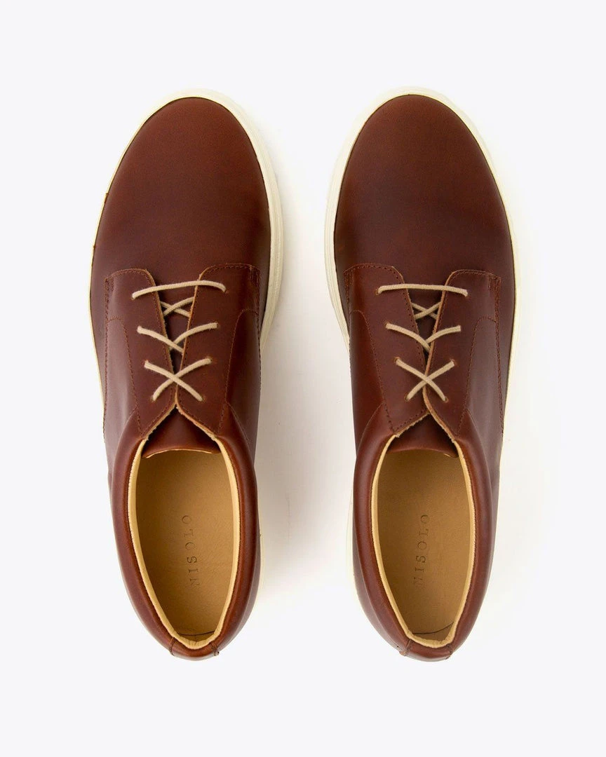 Nisolo Men's Diego Low Top Sneaker - Brandy Nisolo Men's Diego Low Top Sneaker - Brandy