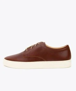 Nisolo Men's Diego Low Top Sneaker - Brandy 6 Nisolo Men's Diego Low Top Sneaker - Brandy